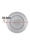Beko MD 201 B SOLO Mikrodalga Fırın Cam Tepsi Düz Tabak Çap 265 mm 26,5 cm 9178037879
