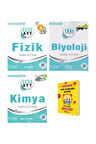 AYT Fizik Kimya ve Biyoloji 3lü Set Soru Kitabı