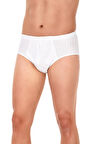 Süprem Erkek Kom Slip Beyaz 2 Adet