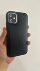 İphone 11 uyumlu Kamera Metal Çerçeveli içi Kadife Deri Lüks Kılıf