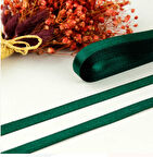 1 CM ZÜMRÜT YEŞİLSATEN KURDELA 10 METRE UZUNLUĞUNDA