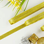 1 CM ALTIN ( GOLD ) SATEN KURDELA 30 METRE UZUNLUĞUNDA