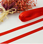 1 CM KIRMIZI SATEN KURDELA 30 METRE UZUNLUĞUNDA