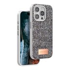Onegif Apple Uyumlu İphone 15 Pro Max Bright Simli Kapak - Gümüş