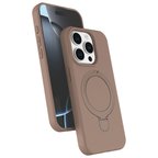 Apple İphone 14 Pro Max Regal Magsafe Standlı Kapak - Çöl Titanyum