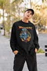 Megadeth Baskılı Unisex Oversize Rock Metal Müzik Grubu Sweatshirt