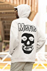 Misfits Müzik Grubu Baskılı Unisex Oversize Rock Metal Hoodie