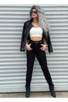 Siyah Mom Jean