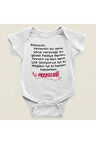 İyi Ki Doğdun Baba Yazılı Pamuklu Yumuşak Unisex Çıtçıtlı Body Zıbın