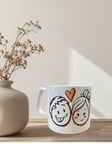 Romantik Çift Tasarımlı Kısa Kupa