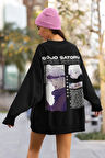 Gojo Satoru Baskılı Unisex Oversize Anime Sweatshirt