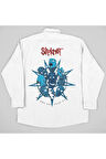Slipknot Müzik Grubu Baskılı Unisex Rock Metal Cepli Gömlek