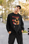Miike Tyson Baskılı Unisex Oversize Efsane Boksör Sweatshirt