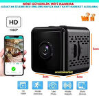 MİNİ WİFİ GÜVENLİK KAMERA  (Uzaktan İzleme-Ses Dinleme-Hafıza Kart Kayıt-Hareket Algılama) 