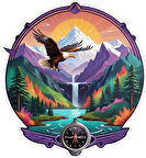  33X33 cm Karavan V15 Araç Tekne Duvar Jeep Oto Sticker