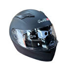 LS5 Fullface Güneş Vizörlü Kask Mat Siyah Medium (M)