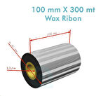 'Ribbon'' WX10FBK (Standart Wax) **100mm x 300m** 1 inç Outside (Koli 12)