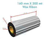 'Ribbon'' WX10FBK (Standart Wax) **160mm x 300m** 1 inç Outside (Koli 12)