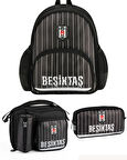 Beşiktaş Official Lisanslı Me Team Sırt Çantası+Beslenme Çantası+Kalem Kutusu Set