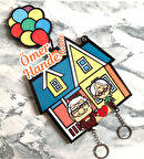 Kişiye Özel Meşgalem Yukarı Bak (Up+) Anahtarlık Seti