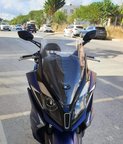 MOTOCAM Kymco Downtown 250i Ön Cam 2016-2026-2026 Model 61cm Şeffaf Renkli 4mm ORİJİNAL BOYLU