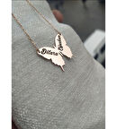 KELEBEK İSİM KOLYE