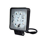 Kgn 9 Led Kare Çalışma Lambası 12-60v 27w