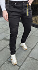 Datron Siyah Erkek Slim Fit Likralı Pantolon