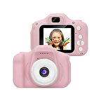 Mini Diğital Fotoğraf Makinesi 3MP Pembe Çocuk Fotoğraf Makinesi