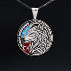 İsimli Gökbörü Gümüş Madalyon