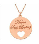 KALPLİ PLAKA İSİM KOLYE