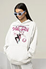 The Amazing Spider-Gwen Baskılı Unisex Oversize Hoodie