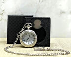Özel Kutulu Gümüş Köstekli Saat Alk4686