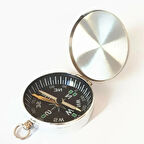 -Mini Taşınabilir Kapaklı Cep Saati Model Alüminyum İğne Kılıtlı Pusula G45-1