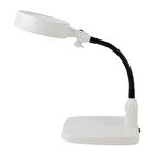 -Masaüstü 10X Led Işıklı Büyüteç Okuma El Sanatları Onarım Büyüteç 7765