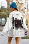 The Weeknd Şarkıcı Baskılı Unisex Oversize Rapper Sweatshirt