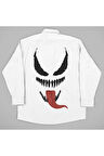 Tasarım Venom Baskılı Unisex Gömlek