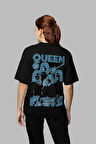 Queen Müzik Grubu Baskılı Unisex Oversize Tişört