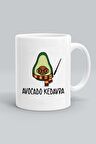 Avocado Kedavra Harry Potter Baskılı Beyaz Kupa Bardak
