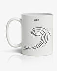 Life Baskılı Kupa Bardak