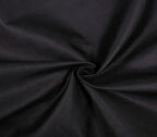 TEKSTİLCİ 2metre x 240 cm metrelik Kumaş, Nevresimlik Kumaş 240 Cm Siyah Renk Düz Desensiz Kumaş
