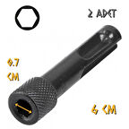 Kupa SDS Manyetik Bits Uç Ara Adaptörü - 6 cm. - 2 Adet