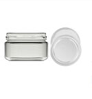 230 cc Beyaz Kapak ,Magnolia,Tatlı cam Kavanoz 20 adet