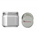 330 cc Paşabahçe kapak ,Magnolia,Tatlı cam Kavanoz 12 adet