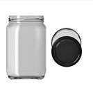  720cc Siyah Kapak,1 kilo Turşu,Salça,Bal cam kavanoz 6 adet