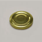 Metal 43 mm Gold Cam Kavanoz Kapak 10 adet