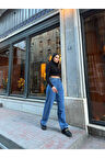 Ti̇ntli̇ Yan Tokali  Baggy  Kot  Jeans Pantolon