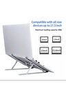 Ayarlanabilir Macbook Laptop Tablet Notebook Bilgisayar Standı Katlanabilir