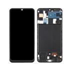 Samsung Galaxy A50s A507F ile Uyumlu Oled Ekran Dokunmatik Çıtalı