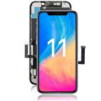 Apple iPhone 11 ile Uyumlu Revize Orijinal Face İd Dahil Ekran Dokunmatik